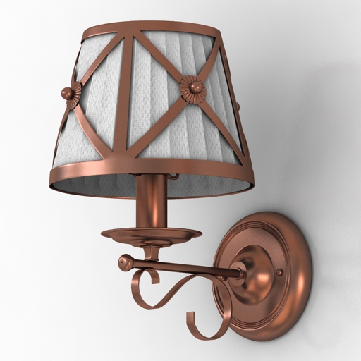 Sconce Maytoni House Country H102-01-R 3D Model Preview #cfdfdf00