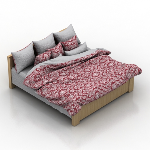 bed 3D Model Preview #4eb33d60