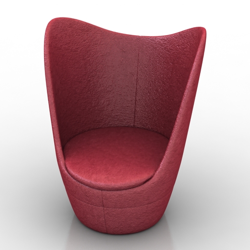 chair dixi high back chair 3D Model Preview #a9f84bd7