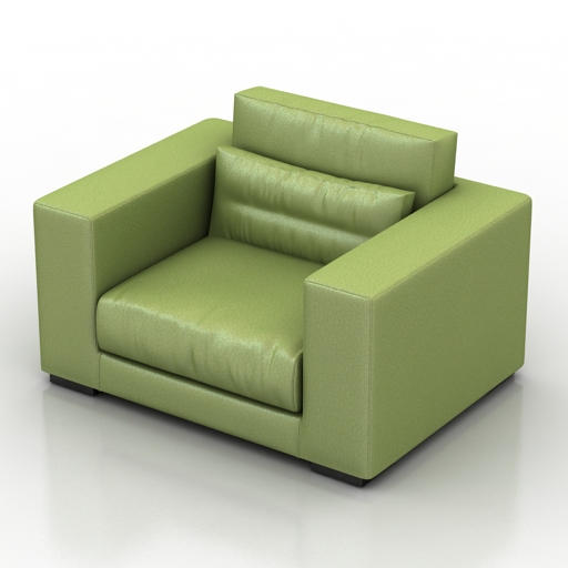 armchair piet boon dieke living series 3D Model Preview #af47077c