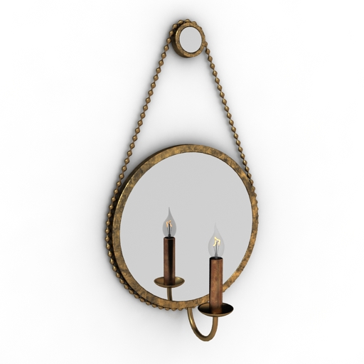 sconce currey&company somerset 3D Model Preview #bf5eb91c