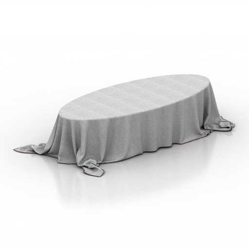 table cloth 3D Model Preview #2196eb38