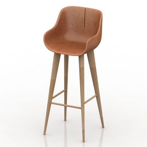 chair bar kieren counter stool 3D Model Preview #849386a4