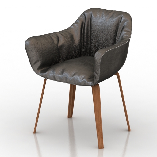 armchair s452 eliot by studio ozeta 3D Model Preview #8246963d