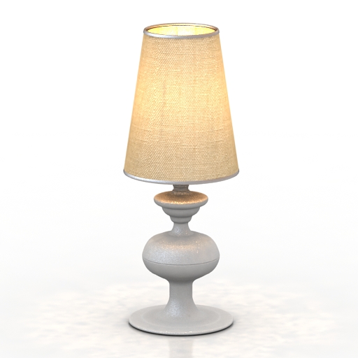 Lamp white 3D Model Preview #8ba7049d