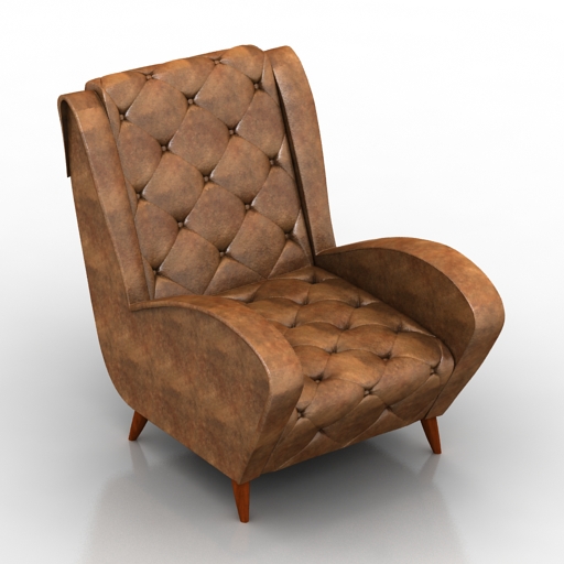 armchair andre 3D Model Preview #c6c22050