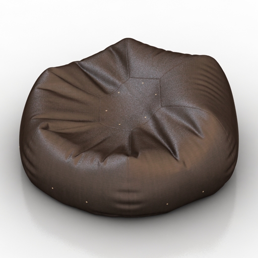 seat bean bag chair 3D Model Preview #587fdc4e