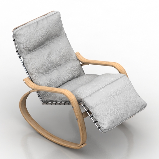 Rocking chair 3D Model Preview #ace7acaf