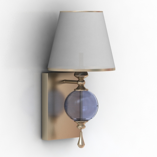 sconce feiss argento 3D Model Preview #95ad6557
