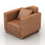 3D "OG Old leather Armchair" - Interior Collection