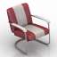 3D "50 s american diner style chair & lounge chair" - Interior Collection