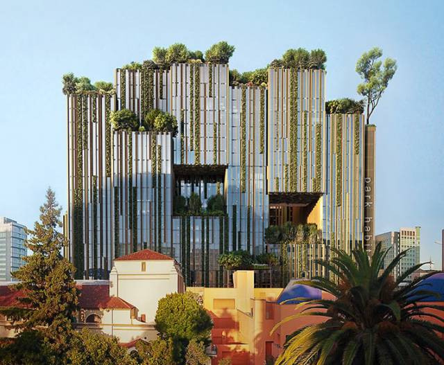 Park Habitat building by Kengo Kuma, San Jose, CA, USA