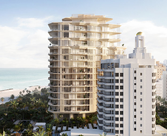 Aman Residences by Kengo Kuma, Miami Beach, FL, USA
