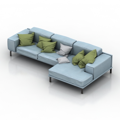 Sofa pillows 3D Model Preview #dbeb8425