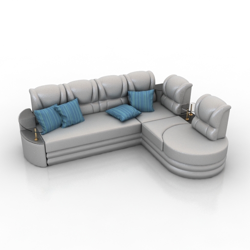 sofa corner th 3D Model Preview #63ce0515