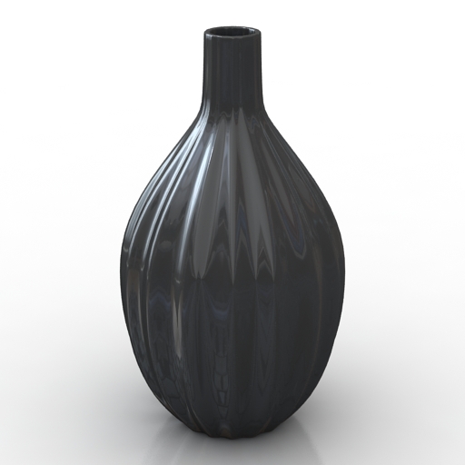 vase black 3D Model Preview #871153de