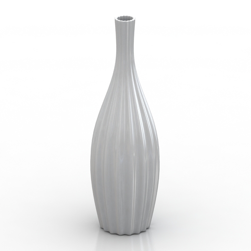 vase white 3D Model Preview #e0d22f0b