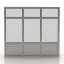 3D "Aluminum partition - Facade glazing" - Interior Collection