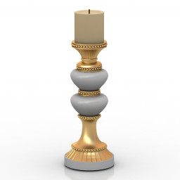 3D Candlestick preview
