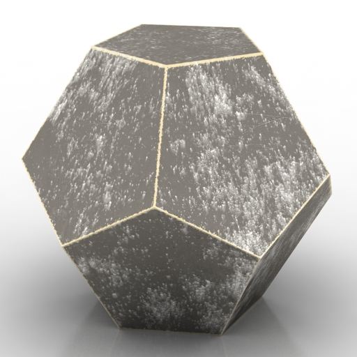 table pentahedron side table 3D Model Preview #cf24dc30