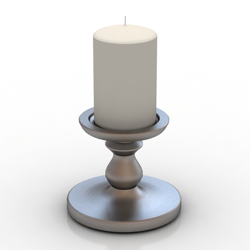 Candlestick 2 3D Model Preview #c0a9ee86