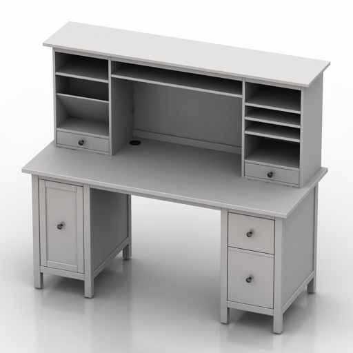 Table IKEA HEMNES Desk 3D Model Preview #11e7b5b5