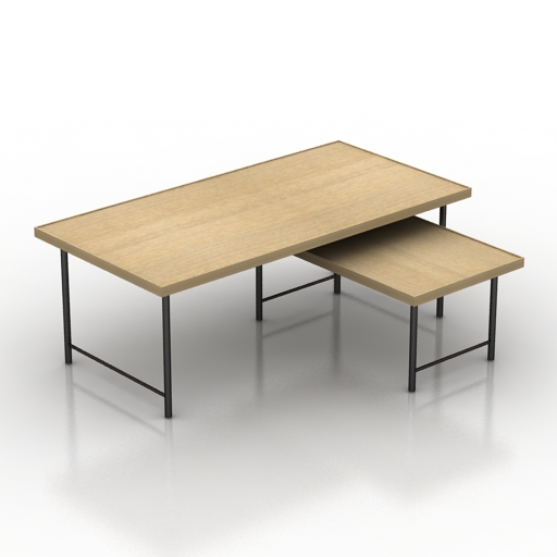 Table Coffee Table HJ 3D Model Preview #25e07dc7