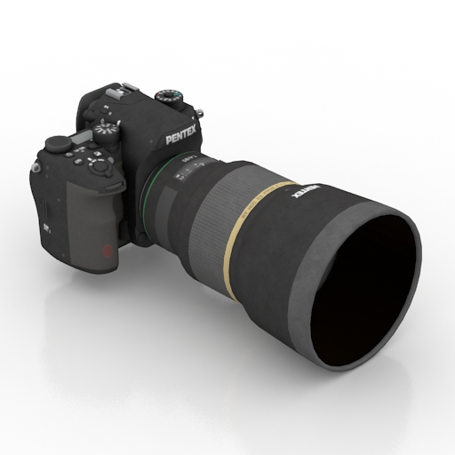 Camera Pentax K1 DSLR 3D Model Preview #c3419e8b