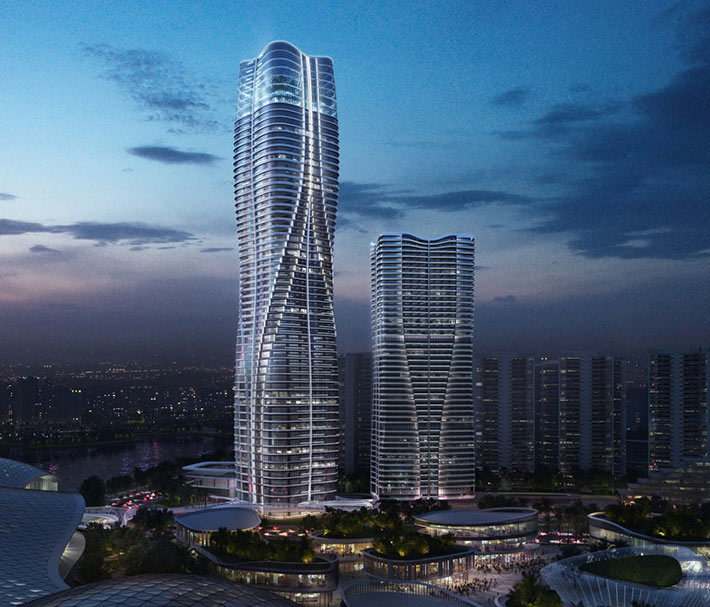 Harbourfront Super High-Rise Design, South China