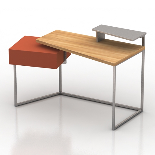 Table Calligaris LAYERS Desk 3D Model Preview #687892ea