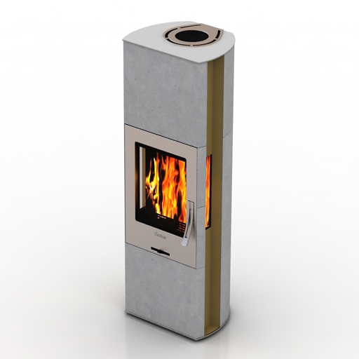 fireplace contura 35t 3D Model Preview #c371bb6a