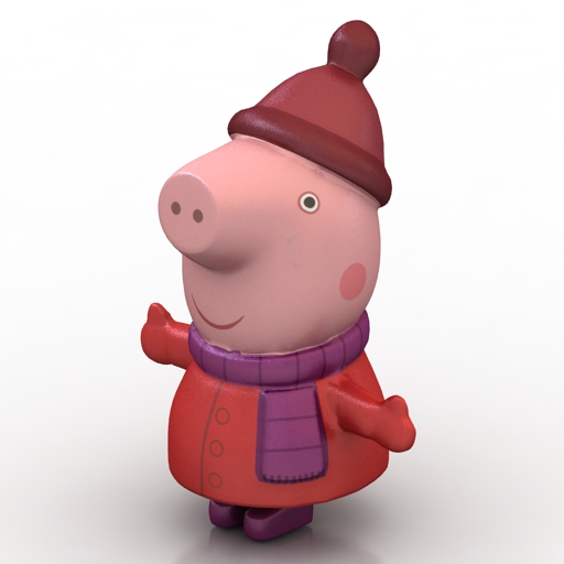 toy peppa 3D Model Preview #77beb56d