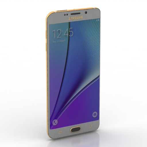 Smartphone Samsung Galaxy S6 Edge 3D Model Preview #5f61e018