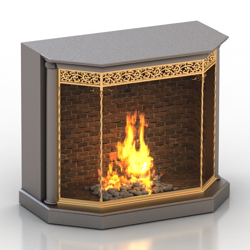 fireplace 3D Model Preview #083bf8b7