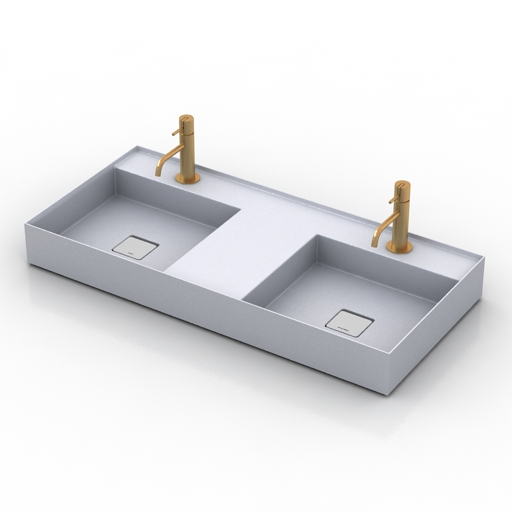 Sink 108 3D Model Preview #d44c9544