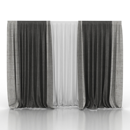 Curtain 5 3D Model Preview #6d59809d