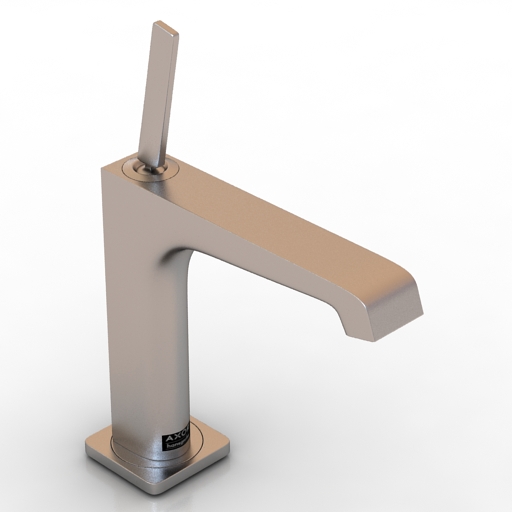 Faucet Hansgrohe - Axor Citterio E 3D Model Preview #58262837