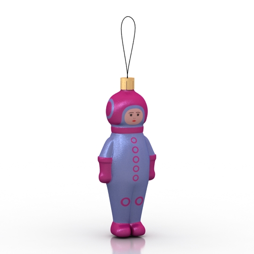 Toy Astronaut 3D Model Preview #b51d18b0