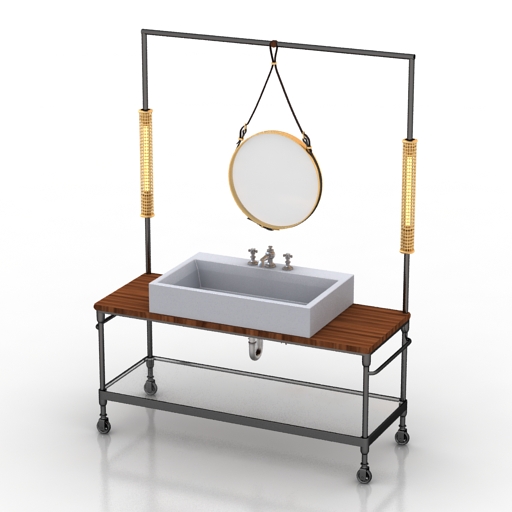 wash-basin industrial 3D Model Preview #11be638f