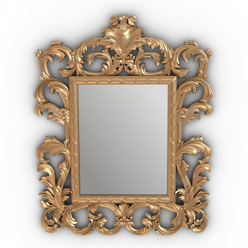 mirror fratelli barri antique mirror 3D Model Preview #6c5a5be8