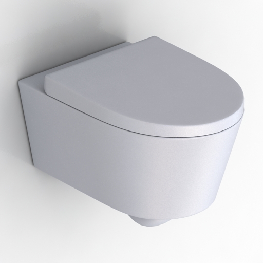 lavatory pan sanindusa wall mounted toilet urb y 52 3D Model Preview #24f7ad92