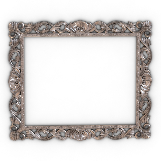 frame mirror classic 3D Model Preview #6c801ad9