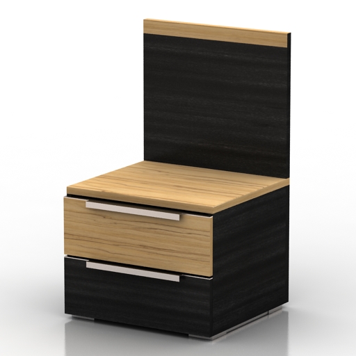 Bedside table Dyatkovo UNO 3D Model Preview #0a8c165f
