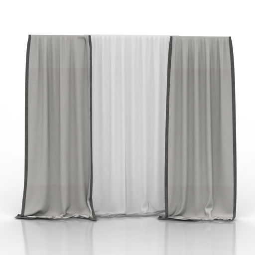curtain 2 3D Model Preview #4101140a