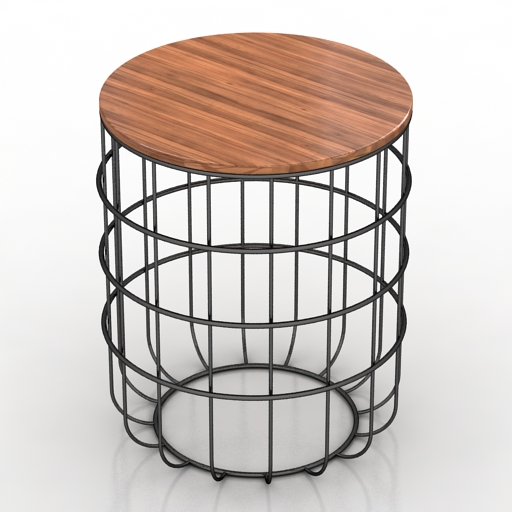 table cosmorelax sidekick wood coffee table 3D Model Preview #cca10456
