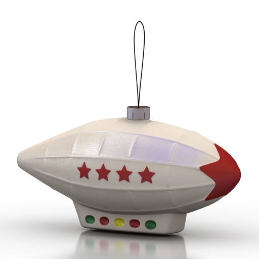 toy airship 3D Model Preview #c2057976