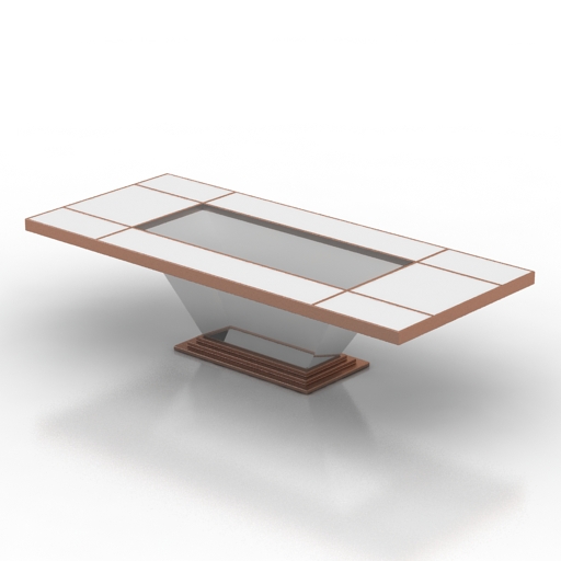 Table Fendi Hall 3D Model Preview #082ee4a4