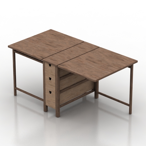 Table IKEA Norden 3D Model Preview #86055b00