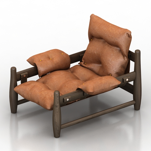 armchair paltrone mole 3D Model Preview #4682d603