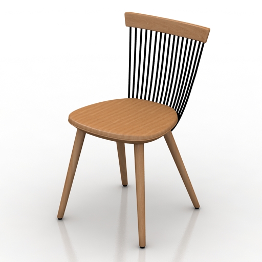 Chair H Furniture WW Chair 3D Model Preview #aed9b368